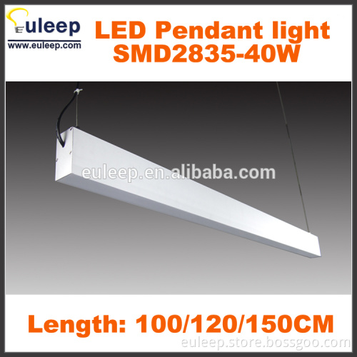 SMD 2835,1200mm 40w led linear light, energy saving hottest alluminum led linear light use for supermarket
